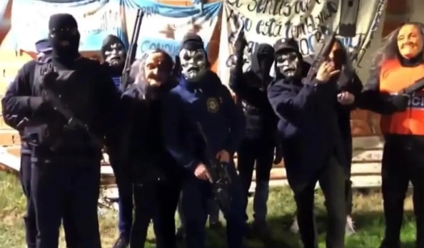 Cayó otro implicado de la UOCRA La Plata por el video de los enmascarados armados y encapuchados