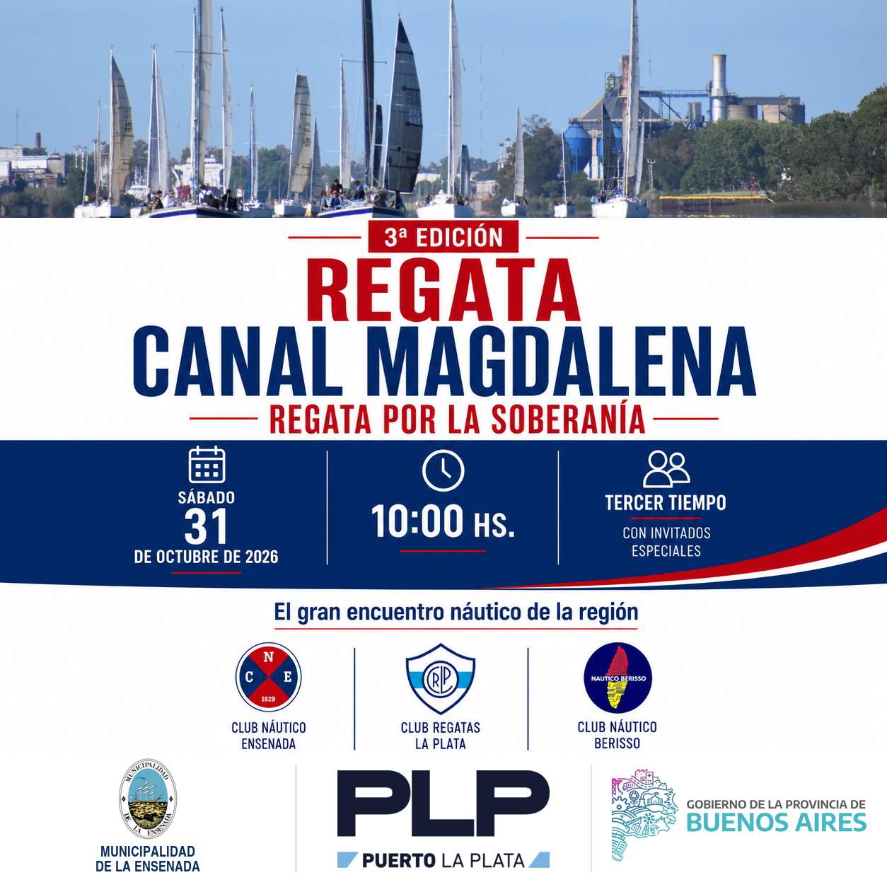 La Regata Canal Magdalena vuelve a unir deporte, comunidad y soberanía en el Río de la Plata